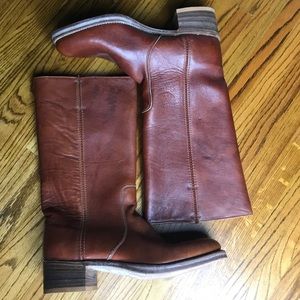 Acme Genuine Leather Brown 70s Boots